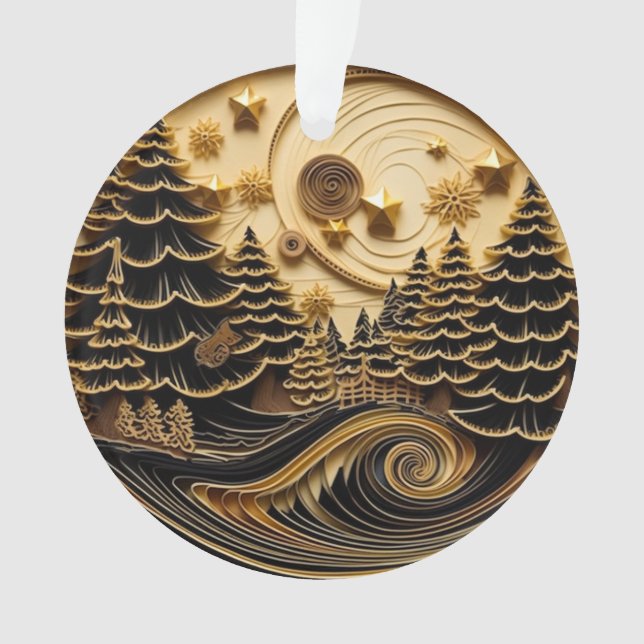 Forêt à effet de recouvrement 3d (devant)