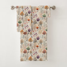 Forêt d'aquarelle en bois de Whimsland