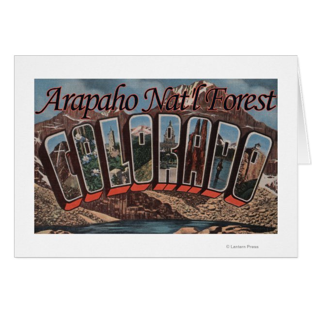 Forêt d'Arapaho Nat'l, Colorado (Devant horizontal)