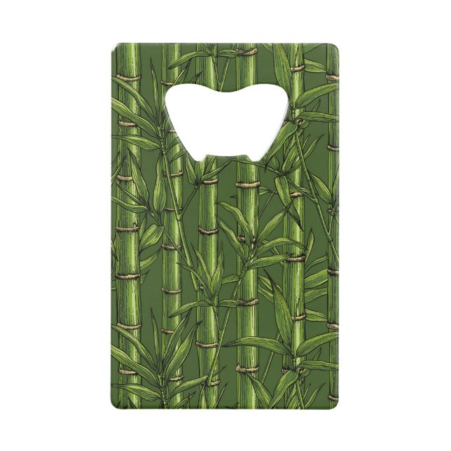 Forêt de bambou en vert (Devant)