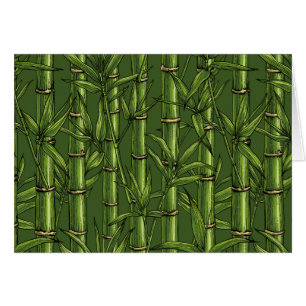 Forêt de bambou en vert
