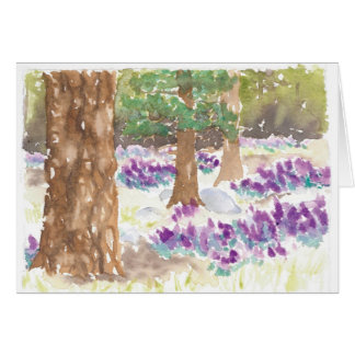Forêt de fleur sauvage