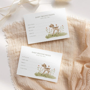 Forêt de forêt Baby shower Baby Guesses Jeu