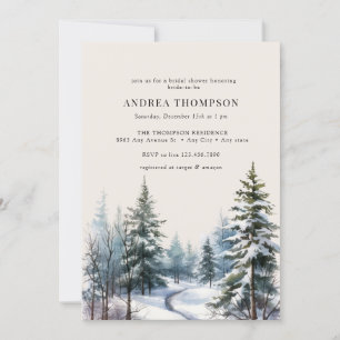 Forêt d'hiver   Invitations de la forêt