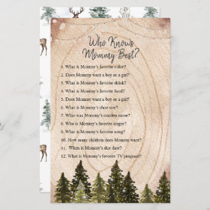 Forêt d'hiver Woodland qui connaît maman le meille