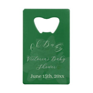 Forêt élégante & Vert sauge "Oh Baby" Shower de no