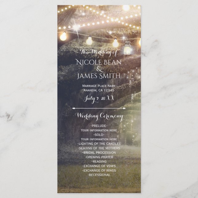 Forêt enchantée de Rustic Woods et programme de lu (Devant)