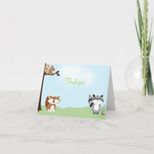 FORÊT ENCHANTÉE PLIÉE Merci notes