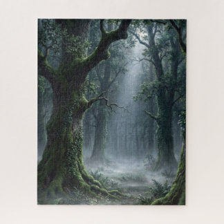 Forêt Enchantée | Puzzle Fantastique de Bois Brume