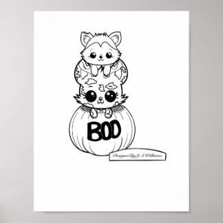 Forêt et Archer Couleur de votre propre affiche