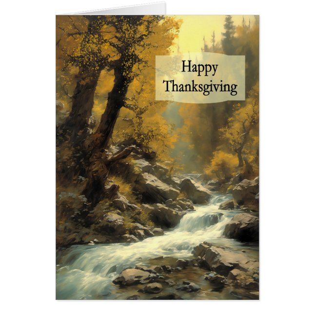 Forêt et cours d'eau de Thanksgiving (Devant)