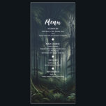 Forêt foncée à Twilight Menu Mariage Anniversaire<br><div class="desc">Correspondance d'objets dans mon magasin.</div>
