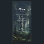 Forêt foncée à Twilight Menu Mariage Anniversaire<br><div class="desc">Correspondance d'objets dans mon magasin.</div>