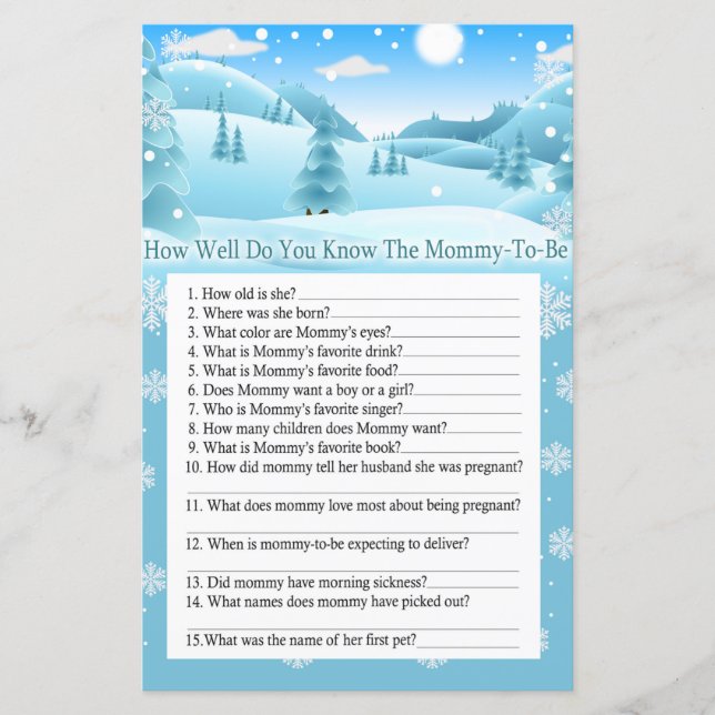 Forêt hivernale de neige comment bien savez-vous j (Devant)