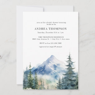 Forêt hivernale Invitations de la forêt