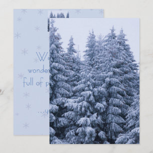 Forêt hivernale magique - noël