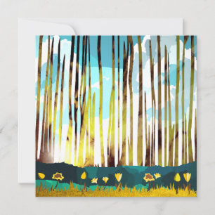 Forêt matinale