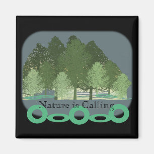 Forêt naturelle d'arbres Magnet