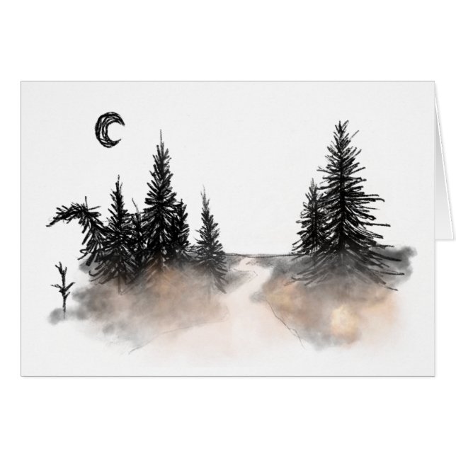 forêt poussiéreuse (Devant Horizontal)
