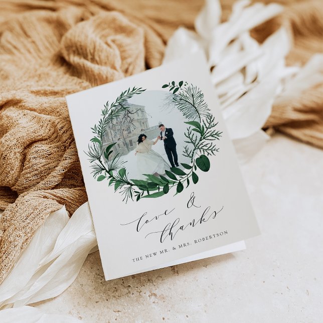 Forêt sauvage | Merci photo Mariage (Créateur téléchargé)