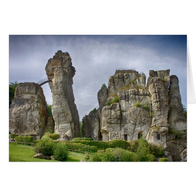 Forêt Teutoburg Externsteine Allemagne (Devant Horizontal)