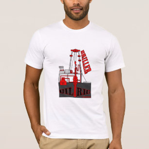 Foreuse de puits de pétrole, T-shirt de