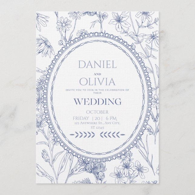 Forever Begins Today Wedding Invitation  (Devant)