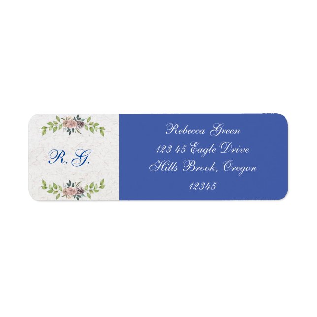 Forever - Deux Coeurs - Un Étiquette de adresse d' (Devant)