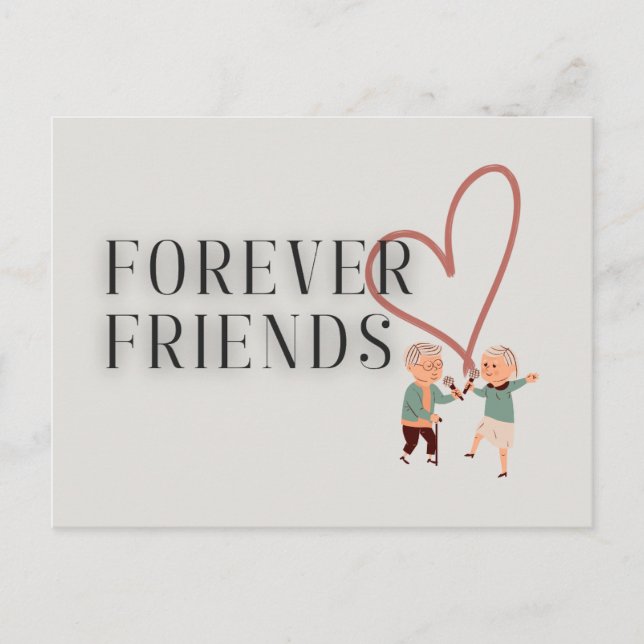 Forever Friends : carte postale de chanteur (Devant)