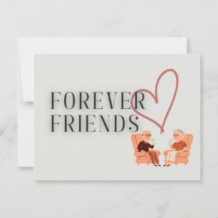 Forever Friends : Carte postale thé/café