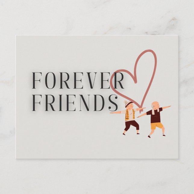 Forever Friends : Carte postale Yoga (Devant)