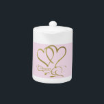 Forever Hearts Gold éditable couleurs arrière - pl<br><div class="desc">Customisez avec les noms,  les dates et les couleurs arrière - plans.</div>
