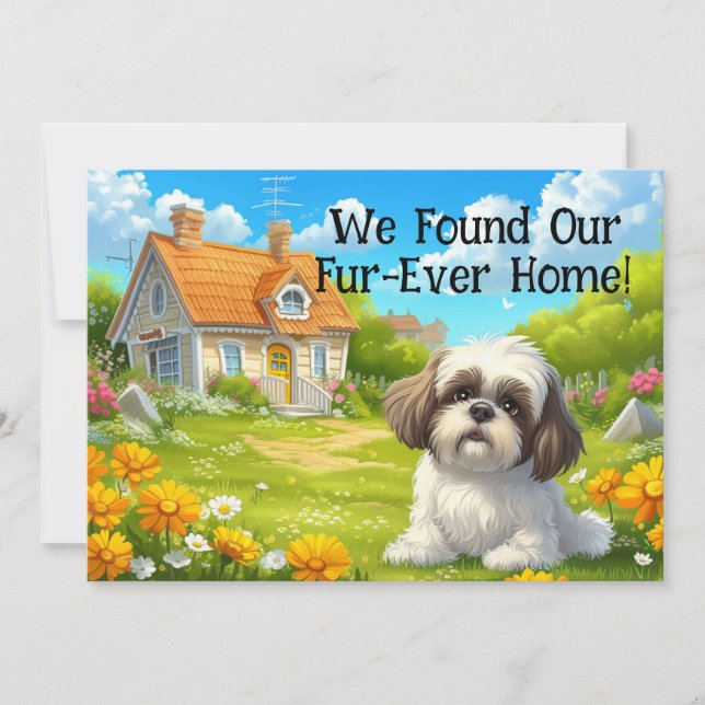 Forever Home Funny New Address Moving Card (Devant)