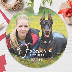 Forever in my Heart Custom Pet Dog Photo Memorial