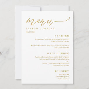 Forever Love ÉDITABLE COULEUR Mariage Carte menu