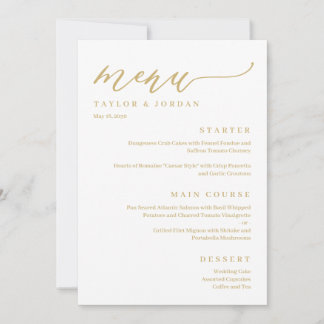 Forever Love ÉDITABLE COULEUR Mariage Carte menu