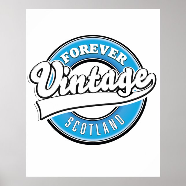 Forever vintage Australie logo Affiche (Devant)