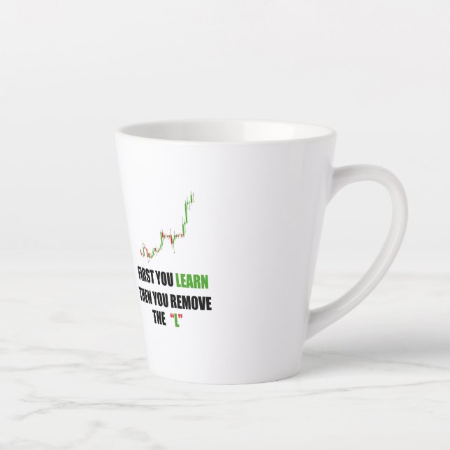 Forex Trader Mindset Latte Mug (Droite)