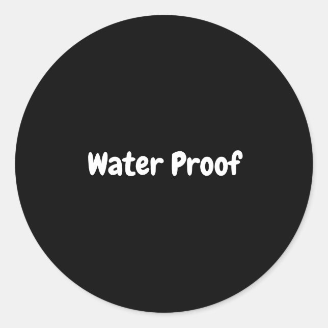 Forfait Water Prosph Gratuit Étiquette noir blanc (Devant)