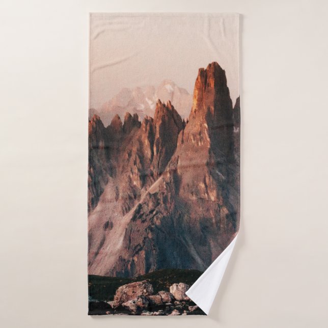 FORMATION DE ROCHE Brown PENDANT LA JOURNÉE (Serviette de bain)