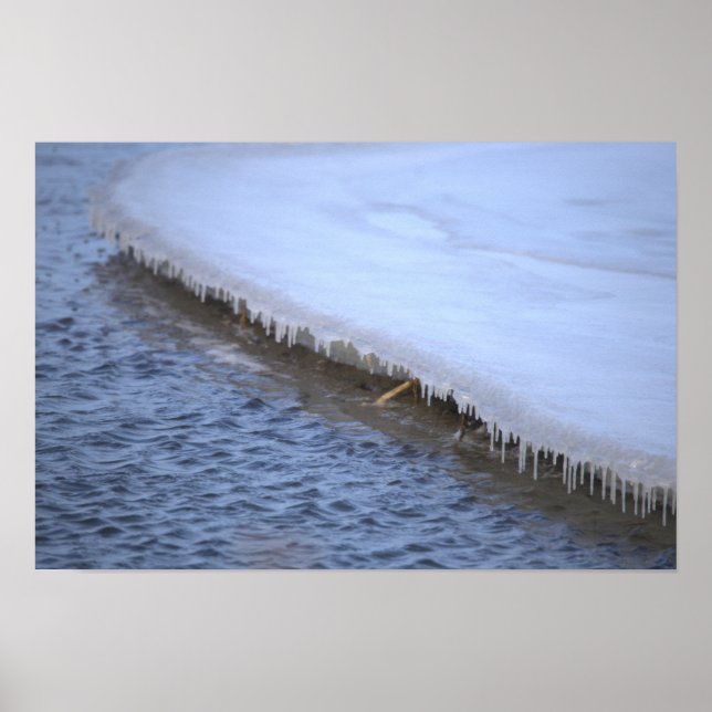 Formation Glacée avec Affiche d'Eau (Devant)