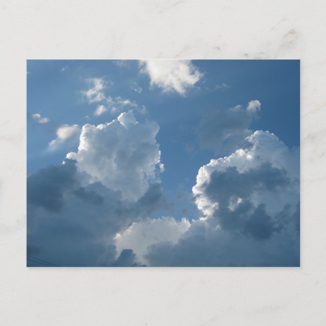 Formations De Nuage cool Et Carte Postale Ciel Ble (Devant)