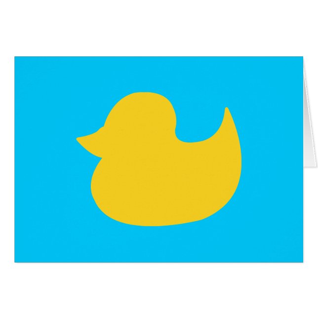 Forme d'aqua et de canard jaune (Devant Horizontal)