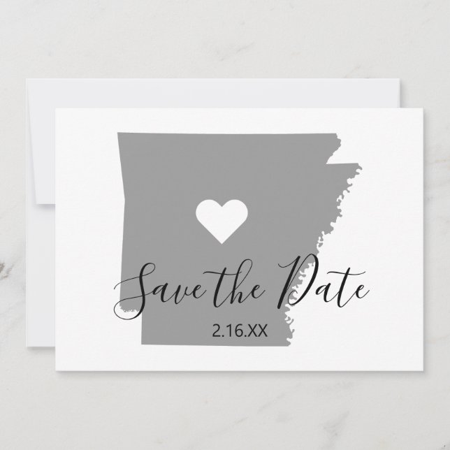 Forme de carte grise de l'Arkansas (Devant)