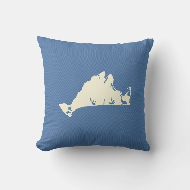 Forme de coussin réversible de Martha's Vineyard (Recto)