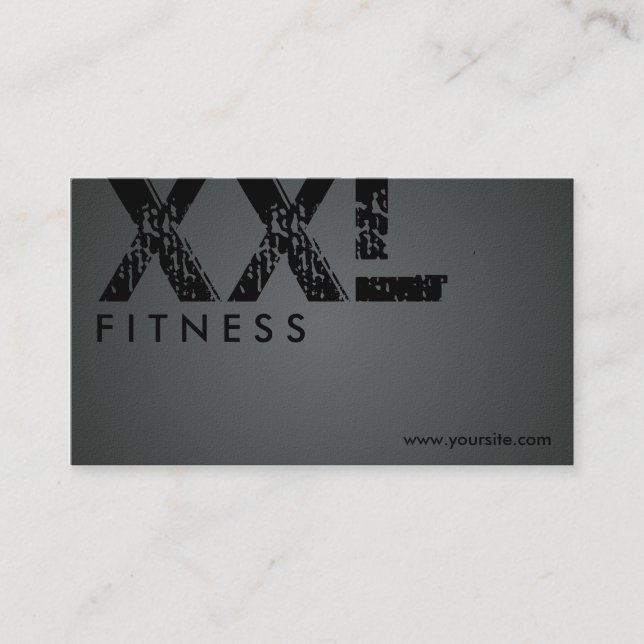 Forme physique - cartes de visite (Devant)