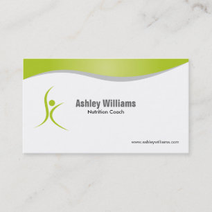 Forme physique et nutritionniste - cartes de