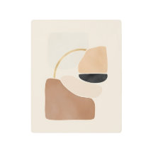 Formes Abstraites neutres | Art Moderne Minimal