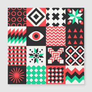 Formes de bloc vintage Arrière - plan Abstrait.