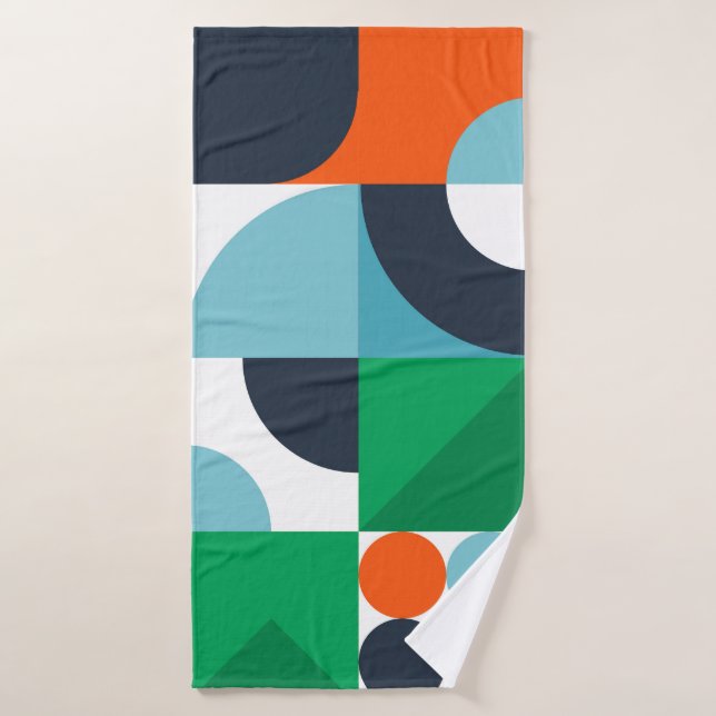 Formes et formes simples Abstraites (Serviette de bain)